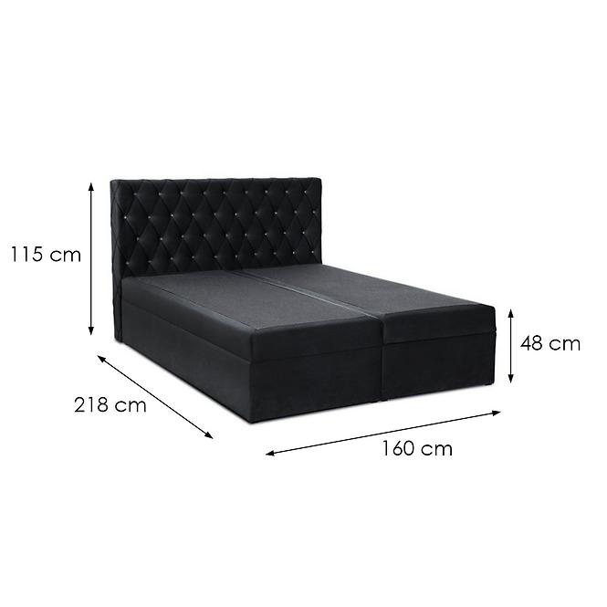Kontinentálna posteľ Box 6 160x200 Kronos 07
