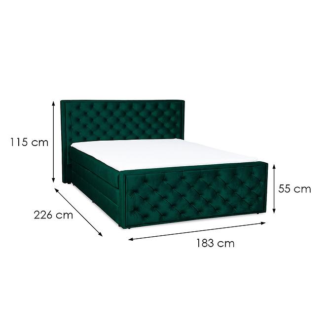 Kontinentálna posteľ Suzy 160x200 s topperom Monolith 37