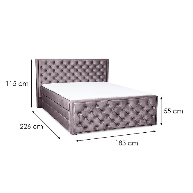 Kontinentálna posteľ Suzy 160x200 s topperom Monolith 62