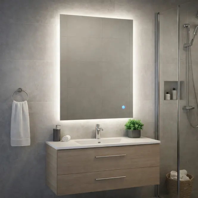 Zrkadlo LED 61 W 50X70