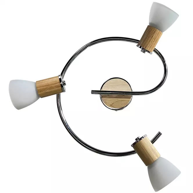 Stropné svietidlo BRACO 6975 E14 chróm LS3