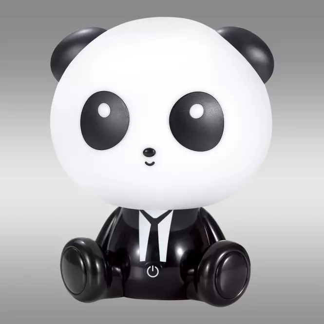 Stolná lampa PANDA 6948 biela/čierna 2,5W LB1