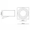 Svietidlo Amat 50MM 010B white K K1,5