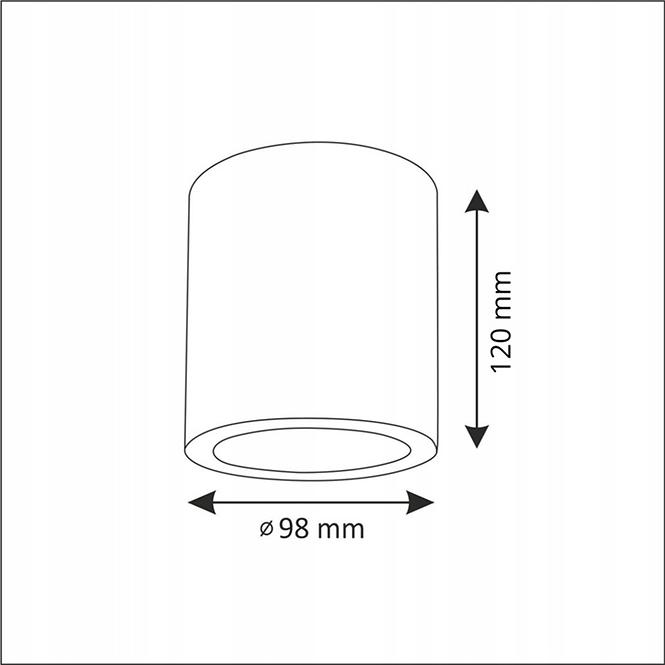Bodové svietidlo Apus 10 402 biele K1,6