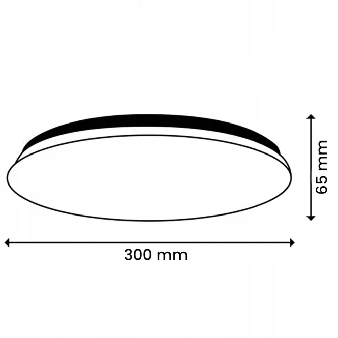 Svietidlo Diana 24W 0244 LED black PL1,5