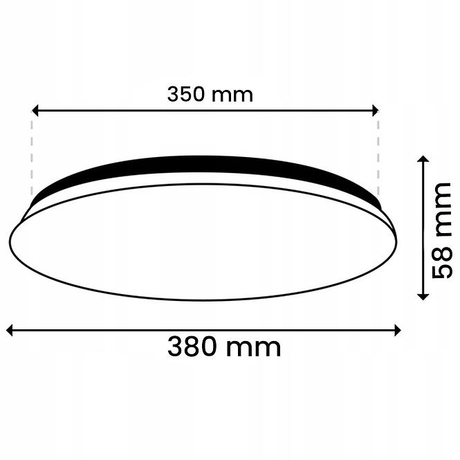 Svietidlo Notus 24W 0106 LED PL1