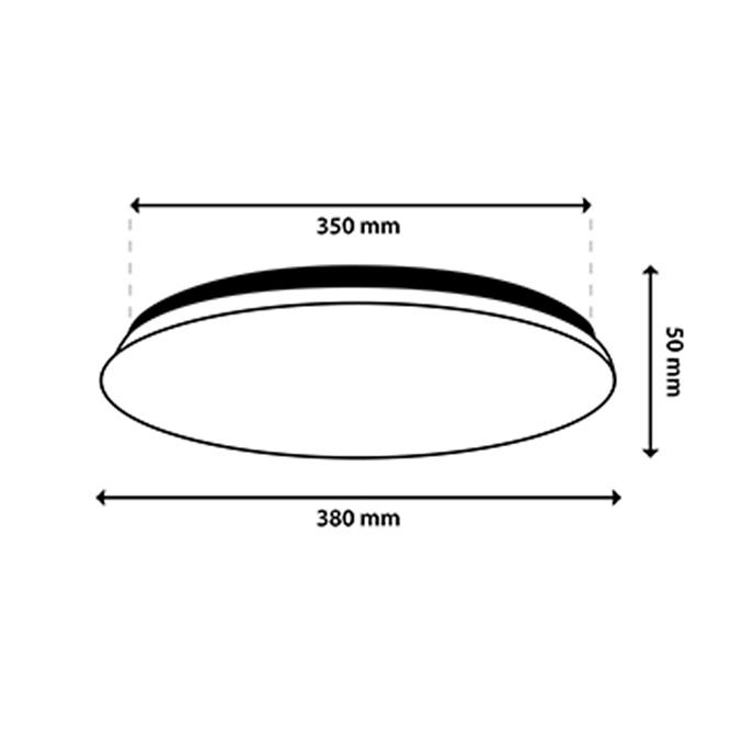Svietidlo Salus 40W 0202 LED CCT + pilot PL1