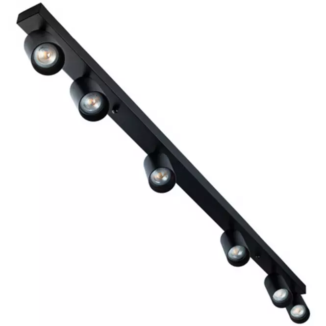 Svietidlo Tabula 6xGU10 black L1