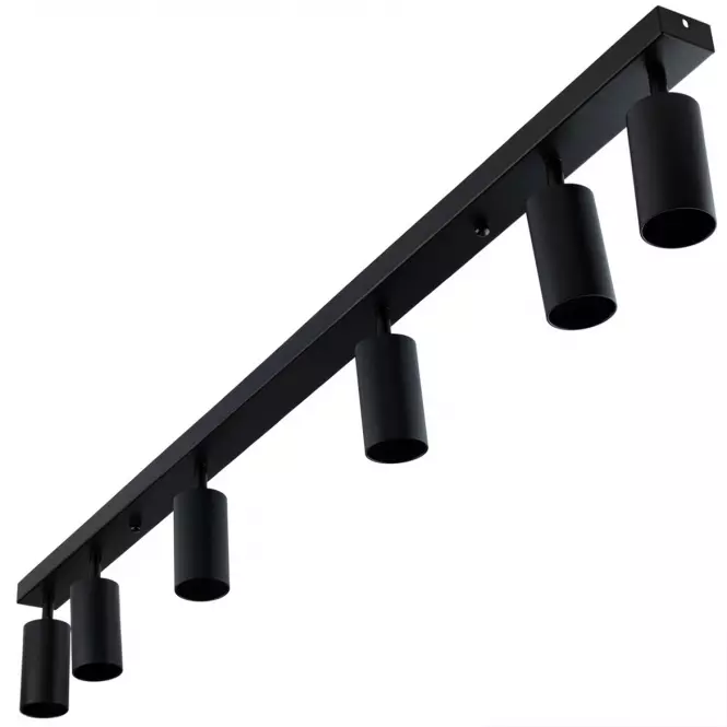 Svietidlo Tabula 6xGU10 black L1