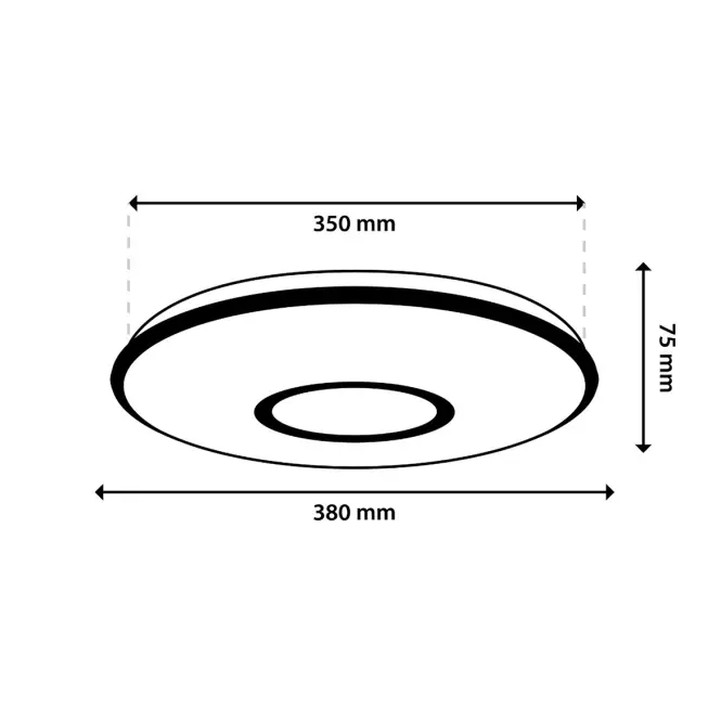 Svietidlo Verus 24W 0206 LED CCT + pilot PL1,3