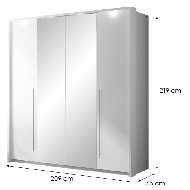 Skriňa Brema 210 biely