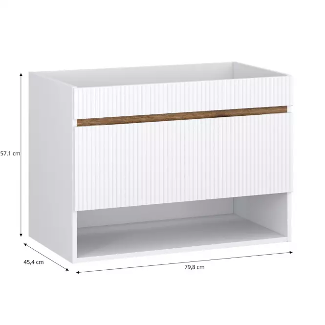 Skrinka Joy 80 1S biely,2