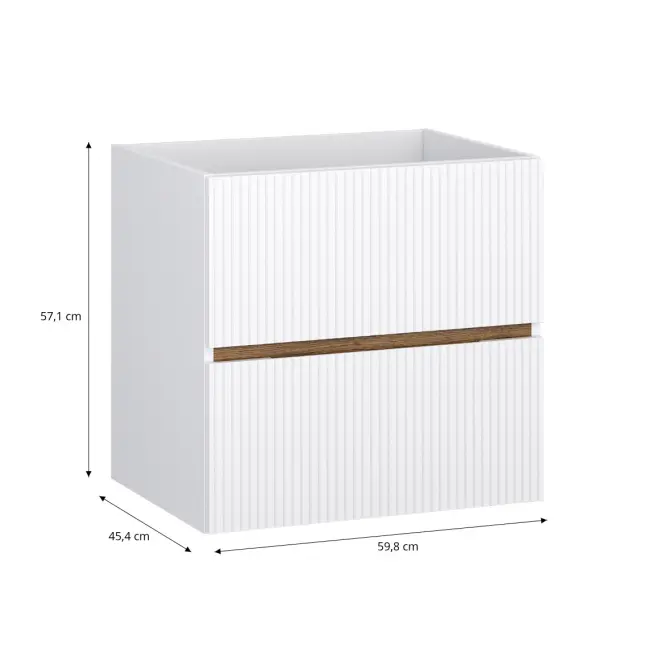 Skrinka Joy 60 2S biely,2