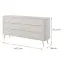 Komoda Lante B 163 6S beige,2