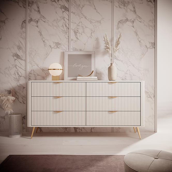 Komoda Lante B 163 6S beige,6