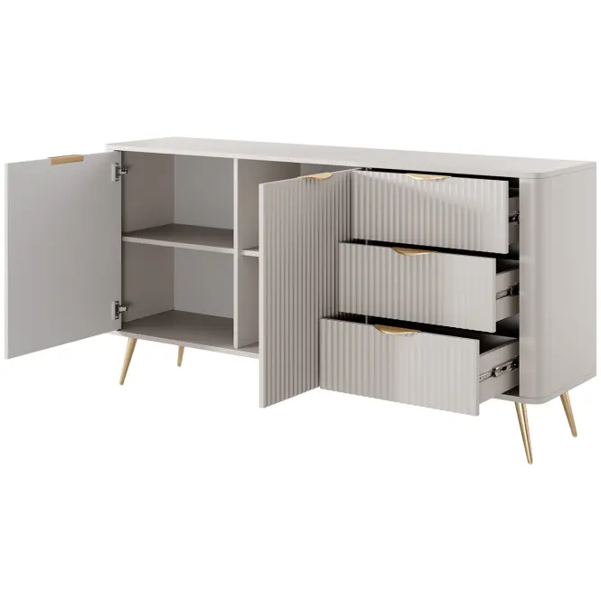 Komoda Lante C 163 2D3S beige,3