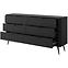 Komoda Lante B 163 6S black,3