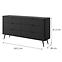 Komoda Lante B 163 6S black,2