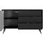 Komoda Lante D 138 D3S black,5