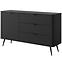 Komoda Lante D 138 D3S black