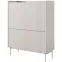 Komoda Level A vysoká 103 4D beige/dub scandi