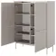 Komoda Level A vysoká 103 4D beige/dub scandi,3