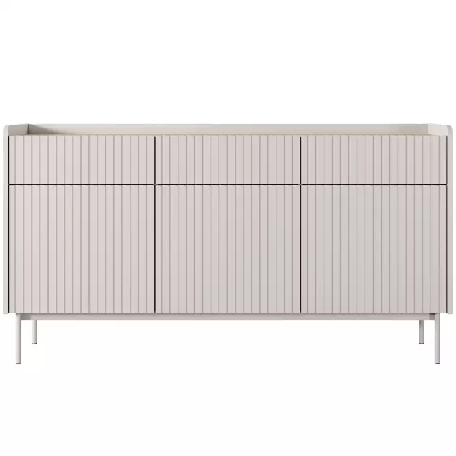 Komoda Level B 153 3D3S beige/dub scandi