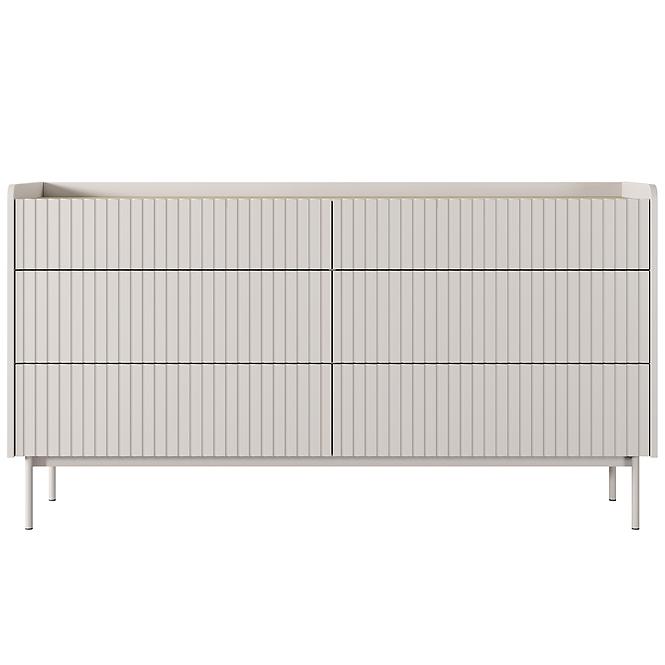 Komoda Level C 153 6S beige/dub scandi