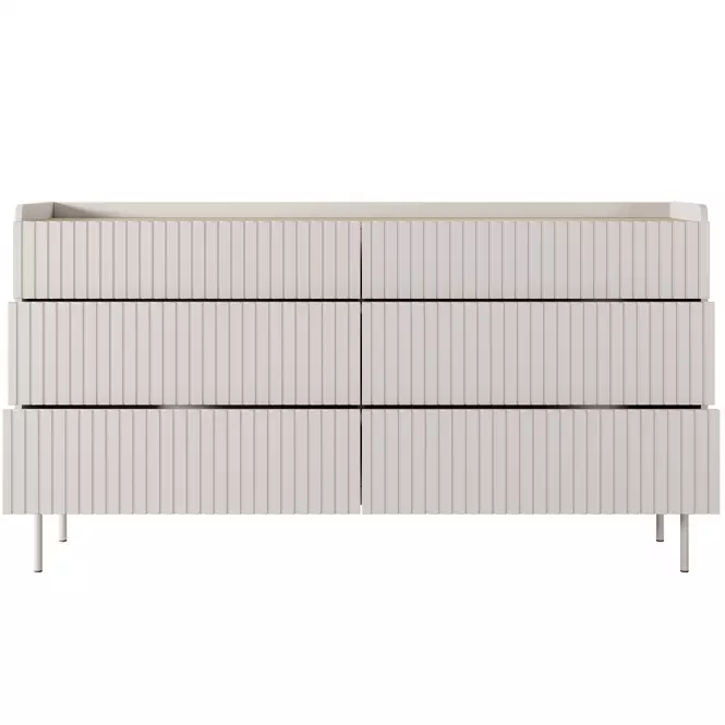 Komoda Level C 153 6S beige/dub scandi