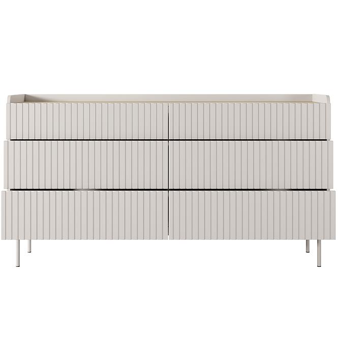 Komoda Level C 153 6S beige/dub scandi