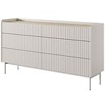 Komoda Level C 153 6S beige/dub scandi