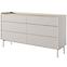 Komoda Level C 153 6S beige/dub scandi