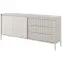 Komoda Senso C 187 2D3S beige