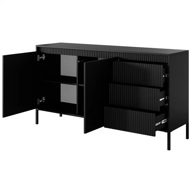 Komoda Senso B 153 2D3S black