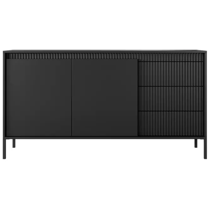 Komoda Senso B 153 2D3S black,4