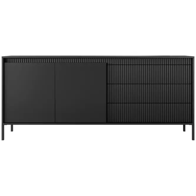 Komoda Senso C 187 2D3S black,4