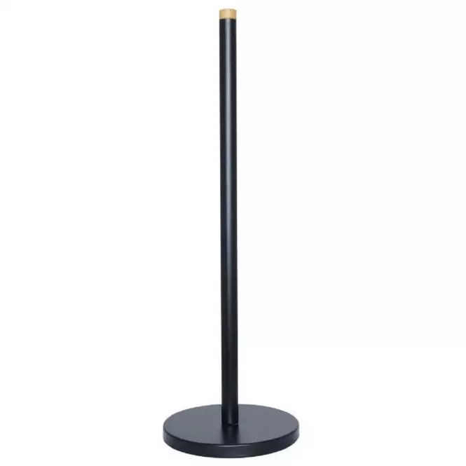 Stojan na toaletný papier čierny/bambus P.SP1-BLK-B