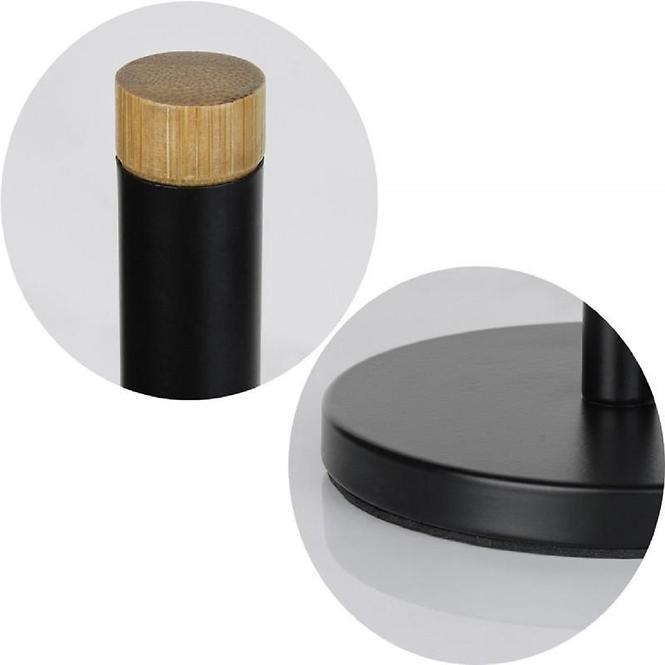 Stojan na toaletný papier čierny/bambus P.SP1-BLK-B,4