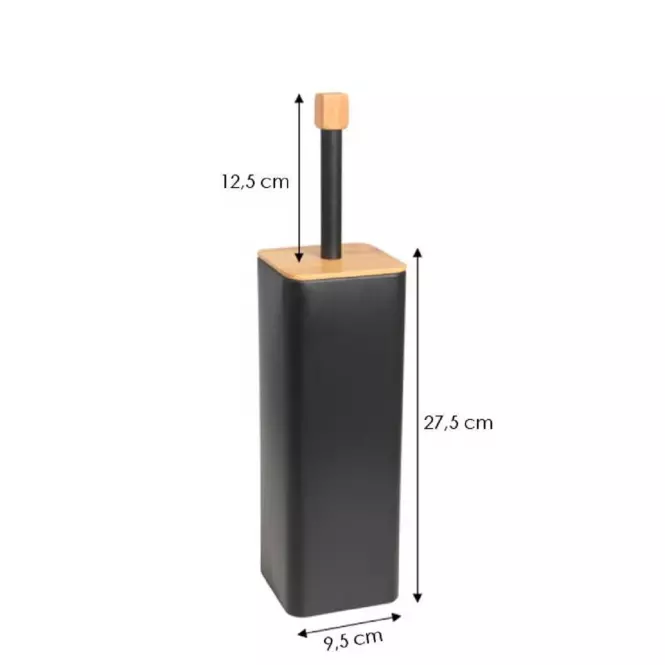 Kefa WC čierna bambus AMBA-BLK,2