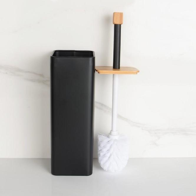 Kefa WC čierna bambus AMBA-BLK