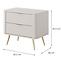 Nočný stolík Lante G 2s -1 ks Beige,2
