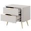 Nočný stolík Lante G 2s -1 ks Beige,3