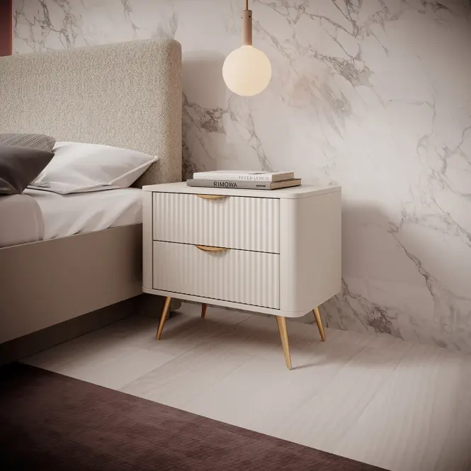 Nočný stolík Lante G 2s -1 ks Beige,6