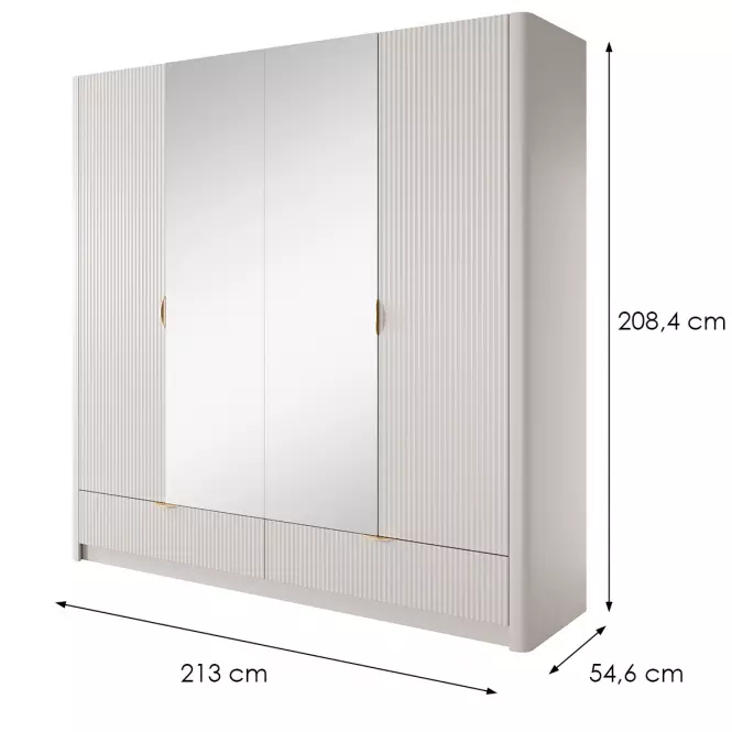 Skriňa Lante H 213 Beige