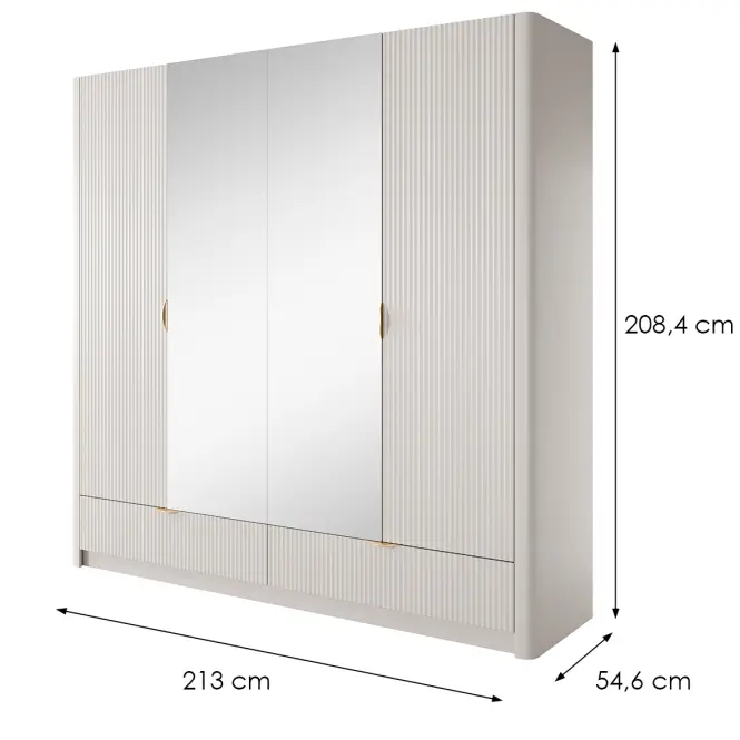 Skriňa Lante H 213 Beige,2