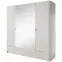 Skriňa Lante H 213 cm so zrkadlom – Beige, štvordverová, zásuvky