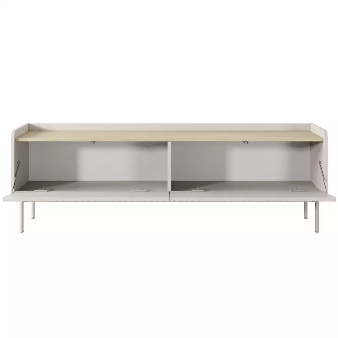 TV stolík Level RTV D 153 2d Beige/dub Scandi,5