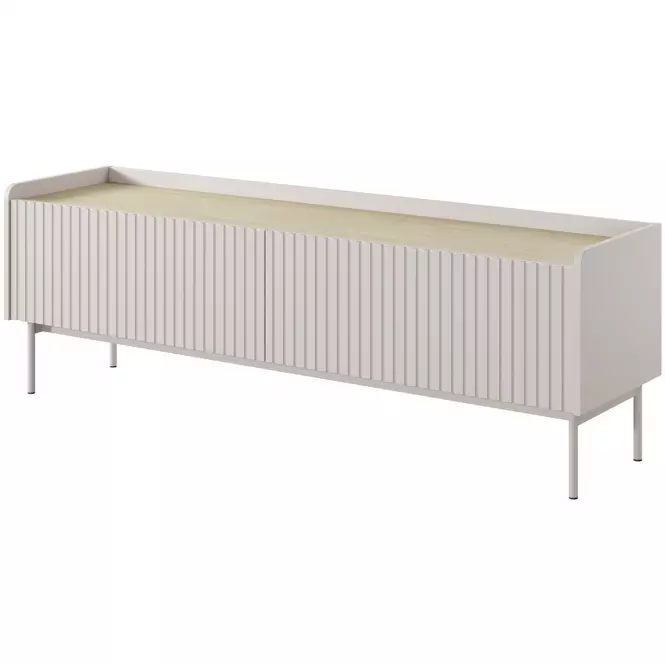 TV stolík Level RTV D 153 2d Beige/dub Scandi