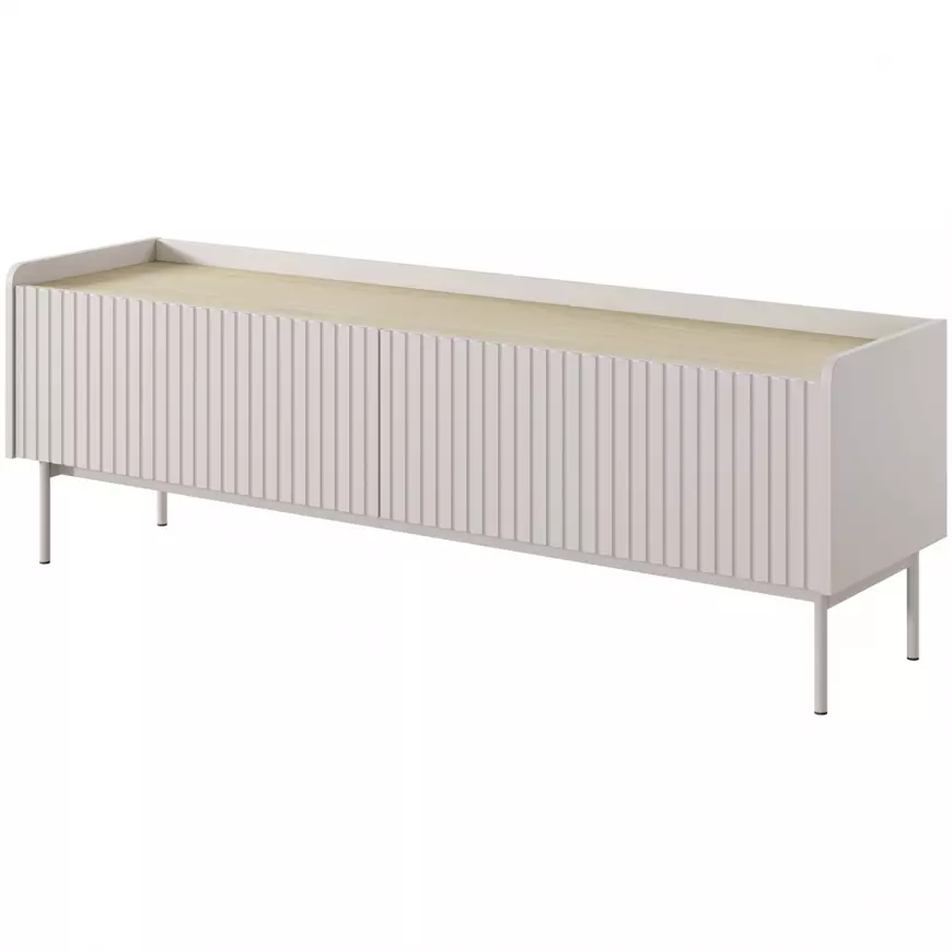TV stolík Level RTV D 153 2d Beige/dub Scandi