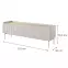 TV stolík Level RTV D 153 2d Beige/dub Scandi,2